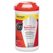 Sani Professional Towels & Wipes, White, 95 Wipes, Unscented, 6 PK P56784